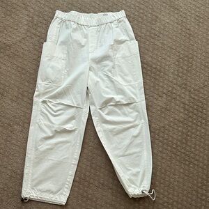 Bright White Cotton pants. NWT